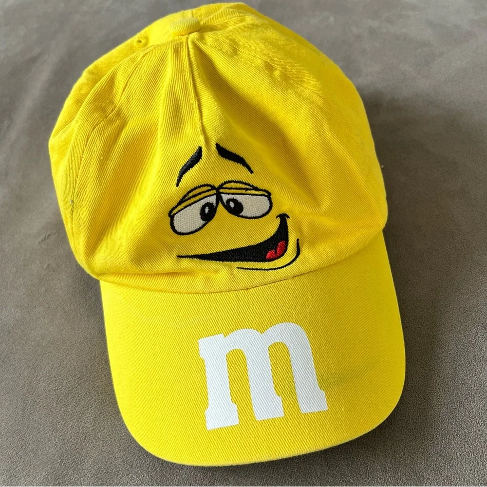 Vintage M&M's Yellow Baseball Hat OS